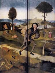 thumbnail of Hieronymus Bosch - The Wayfarer travels through a world of evil.jpg