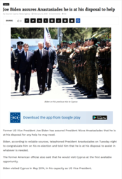 thumbnail of Joe Biden assures Anastasiades he is at his disposal to help - Cyprus Mail.png