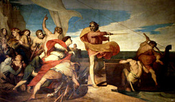 thumbnail of Alfred Inciting the Saxons to Prevent the landing of the Danes.jpg