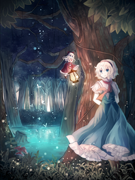 thumbnail of __alice_margatroid_and_shanghai_doll_touhou_drawn_by_miyakure__78a3280d34164de956466315ae364ac9.png