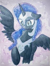 thumbnail of 2337399__safe_artist-colon-papersurgery_nightmare+moon_pony_unicorn_ethereal+mane_female_jewelry_looking+down_mare_regalia_solo_spread+wings_traditional+art_wat.jpg
