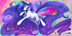 thumbnail of 1508331__safe_artist-colon-wilvarin-dash-liadon_rarity_abstract+background_color+porn_female_long+mane_long+tail_magic_mare_pony_smiling_solo_unicorn.png