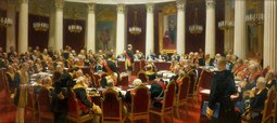 thumbnail of Ceremonial Sitting of the State Council on 7 May 1901 Marking the Centenary of its Foundation (1903) Repin.jpg
