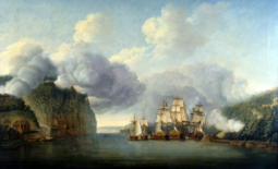 thumbnail of Forcing a Passage of the Hudson River, 9 October 1776, Thomas Mitchell_.PNG