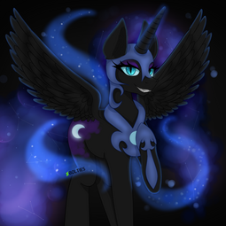 thumbnail of 2637001__safe_artist-colon-bolties_edit_editor-colon-childofthenight_nightmare+moon_alicorn_pony_cute_fangs_female_looking+at+you_mare_raised+hoof_signature_smi.png