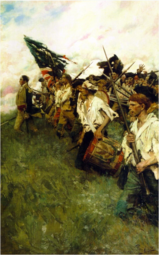 thumbnail of The Nation Makers_Howard Pyle 1906_Battle of Brandywine on September 11, 1777.PNG