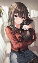 thumbnail of HD-wallpaper-anime-anime-girls-tokkyu-artista-cats-women-with-cat-smiling-brunette-brown-eyes-sweater-jean-skirt.jpg