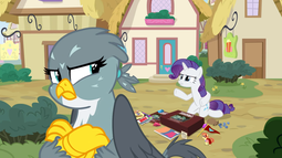 thumbnail of 2095933__safe_screencap_gabby_rarity_dragon+dropped_spoiler-colon-s09e19_angry_crossed+arms_cutie+mark_female_griffon_grumpy_pony_unicorn.png