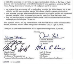 thumbnail of Pelosi Schumer schiff warner letter gang8 breifing first b4 WH.png