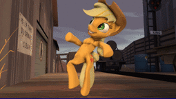 thumbnail of 1455098__safe_artist-colon-fishimira_applejack_3d_animated_bipedal_dancing_female_gif_pony_silly_silly+pony_solo_source+filmmaker_wat_who's+a+silly+p.gif