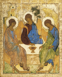 thumbnail of Old Testament Trinity - Andrej Rublëv 1408-1425.jpg