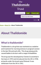 thumbnail of Thalidomide Trust.PNG