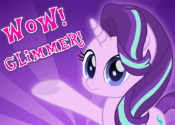 thumbnail of 2001043__safe_artist-colon-spookitty_starlight+glimmer_meme_movie+accurate_pony_solo_waving_wow!+glimmer.png