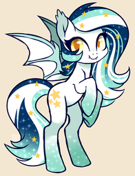 thumbnail of 1425715__safe_artist-colon-moonsugar_oc_oc+only_oc-colon-wistful+galaxy_bat+pony_cute_cute+little+fangs_ear+fluff_fangs_looking+at+you_pony_simple+back.png