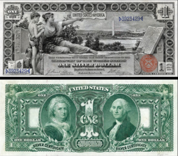 thumbnail of Educational Series one-dollar silver certificate (1896).PNG
