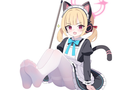 thumbnail of lolibooru 705128 animal_ear_headphones fake_animal_ears momoi_(blue_archive) momoi_(maid)_(blue_archive) official_alternate_costume simple_background white_background.png