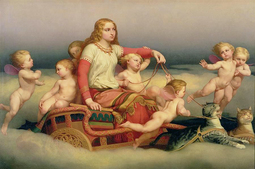 thumbnail of Freyja_and_cats_and_angels_by_Blommer.jpg