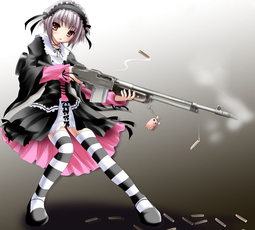 thumbnail of yande.re 15071 gun lolita_fashion nagato_yuki namamo_nanase suzumiya_haruhi_no_yuuutsu thighhighs.jpg