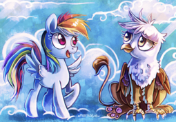 thumbnail of 902651__dead+source_safe_artist-colon-matrosha123_gilda_rainbow+dash_the+lost+treasure+of+griffonstone_cloud_duo_female_filly_filly+rainbow+dash_griffo.png