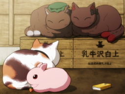 thumbnail of lolibooru 501030 animal_ear_fluff carrot_necklace goutokuji_mike goutokuji_mike_(cat) inaba_tewi_(bunny) kaenbyou_rin_(cat) touhou_project translation_request.png