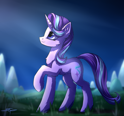 thumbnail of 20789__safe_artist-colon-setharu_starlight+glimmer_pony_unicorn_cute_female_glimmerbetes_grass_looking+up_mare_moonlight_night_raised+hoof_smiling_solo.png