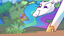 thumbnail of 1948245__safe_artist-colon-alumx_princess+celestia_alicorn_bee_female_happy_hello+friend+(animation)_insect_mare_plant_pony_scenery_smiling.png