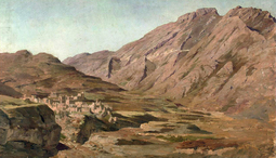 thumbnail of Franz Roubaud - A Mountain Village in the Caucasus.JPG