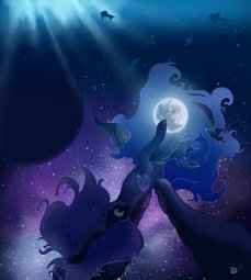 thumbnail of 1579280__safe_artist-colon-theoddlydifferentone_princess+luna_alicorn_fish_bubble_dark_dream_ethereal+mane_female_horn_looking+up_lowres_missing+accessory_moon_.jpeg