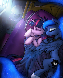 thumbnail of 1851874__safe_artist-colon-fidzfox_princess+luna_twilight+sparkle_alicorn_bed_comforting_crying_cuddling_duo_ethereal+mane_featured+image_female_hoof+s.jpeg