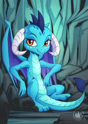thumbnail of 2049413__safe_artist-colon-mysticalpha_princess+ember_dragon_dragoness_female_looking+at+you_smiling_solo.jpeg