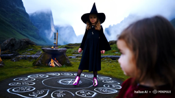 thumbnail of witch girl casting a spell.mp4