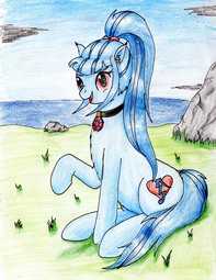 thumbnail of 2362101__safe_artist-colon-40kponyguy_derpibooru+exclusive_sonata+dusk_earth+pony_pony_cutie+mark_equestria+girls+ponified_grass_looking+at+you_ponified_ponytai.jpg