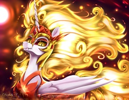 thumbnail of 2365217__safe_artist-colon-darksly_daybreaker_alicorn_pony_a+royal+problem_absurd+resolution_crown_eyelashes_fangs_female_fire_flowing+mane_flowing+tail_high+re.jpg