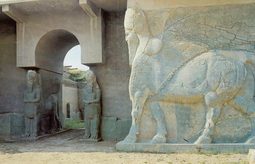 thumbnail of Iraq;_Nimrud_-_Assyria,_Lamassu's_Guarding_Palace_Entrance.jpg