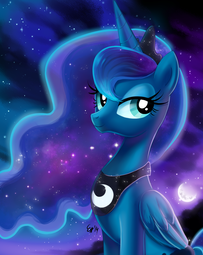 thumbnail of 626447__dead+source_safe_artist-colon-feli_princess+luna_bedroom+eyes_looking+at+you_moon_night_pixiv_pony_sitting_sky_smiling_solo_stars.png
