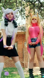 thumbnail of 6863915188521913606 we got too hot so we took off cosplay right after this but enjoy me and my friend awkwardly dancing.mp4