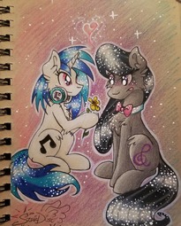 thumbnail of 2058137__artist+needed_source+needed_safe_dj+pon-dash-3_octavia+melody_vinyl+scratch_chest+fluff_earth+pony_female_flower_heart_hoof+hold_leg+fluff_les.jpeg