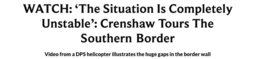 thumbnail of WATCH ‘The Situation Is Completely Unstable’ Crenshaw Tours The Southern Border.png