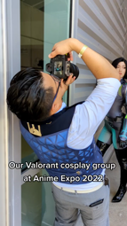 thumbnail of 7119224853877574958 Our Valorant cosplay group at Anime Expo 2022 #Valorant #cosplay #animeexpo2022 #fyp #ax2022.mp4