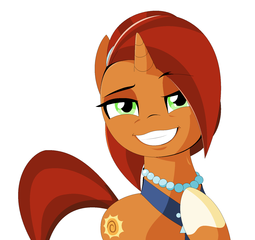 thumbnail of 424838__safe_artist-colon-ECB488EBB3B4EB8680EC9DB4_stellar+flare_pony_unicorn_female_jewelry_mare_milf_necklace_pearl+necklace_simple+background_smiling_socks+.png