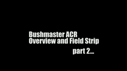 thumbnail of Bushmaster ACR Field Strip and Overview Part 2.mp4