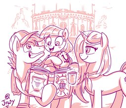 thumbnail of 2031933__safe_artist-colon-jowybean_clear+sky_quibble+pants_wind+sprint_common+ground_spoiler-colon-s09e06_book_buckball_cute_earth+pony_female_filly_l.jpeg