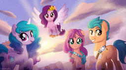 thumbnail of 2798574__safe_artist-colon-limedazzle_hitch+trailblazer_izzy+moonbow_pipp_sunny+starscout_earth+pony_pegasus_unicorn_cloven+hooves_cutie+mark_g5_g5+to+g4_group_.png