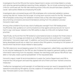 thumbnail of DOJ inspector general finds 'numerous issues' with FBI management of secret sources.png