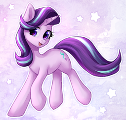 thumbnail of 2379320__safe_artist-colon-avrameow_starlight+glimmer_pony_unicorn_abstract+background_female_mare_open+mouth_solo_white+outline.png