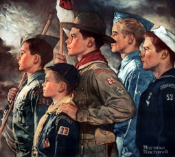 thumbnail of Boy Scouts Forward America_Norman Rockwell_1951.PNG