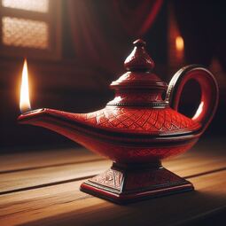 thumbnail of arabic lamp red glazed5.jpg