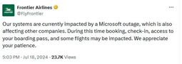 thumbnail of Frontier Airlines_down_MS Azure outage.JPG