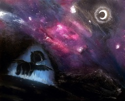 thumbnail of 2212039__safe_artist-colon-ampderg_oc_oc+only_pegasus_nebula_night_night+sky_painting_sky_solo_space_traditional+art.jpg