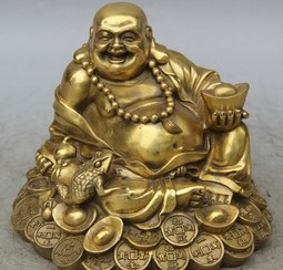 thumbnail of Elegant-S5710-7-China-Brass-Seat-Wealth-Money-Golden-Toad-Happy-Laugh-Maitreya-Buddha-Statue-A.jpg